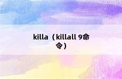 killa（killall 9命令）